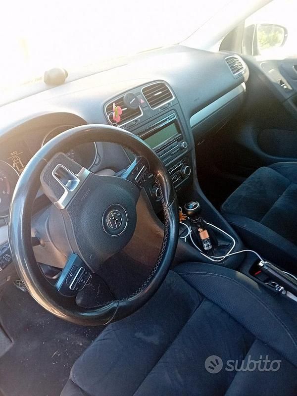 Usata VW Golf VI 140 CV (102 kW) 2009 Nero Utilitaria
