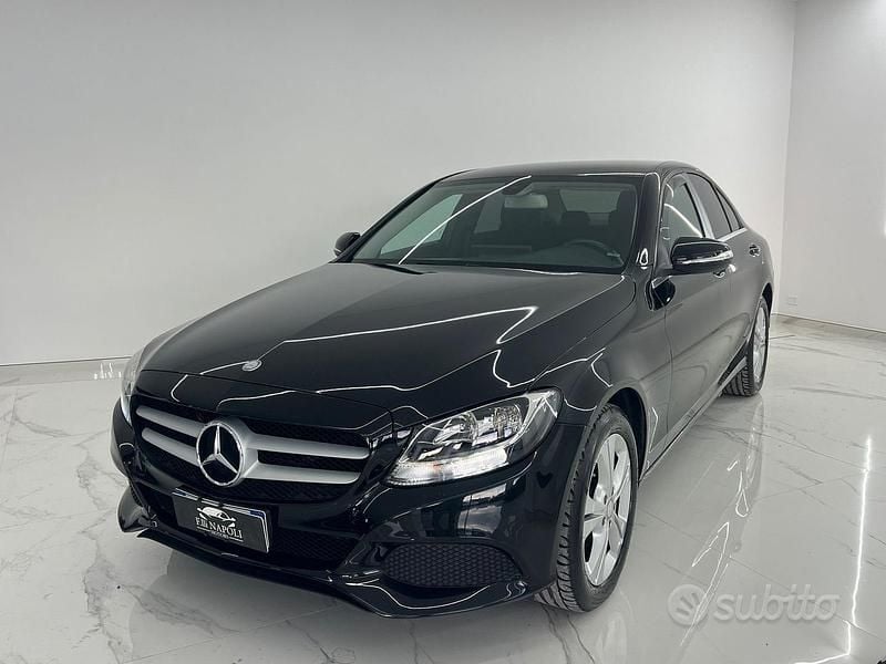 Usata Mercedes C220 Exclusive 169 CV (124 kW) 2014 Nero Berlina