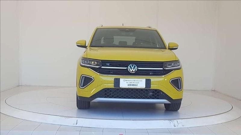 Usata VW T-Cross R-line 116 CV (85 kW) 2024 Giallo metallizzato SUV