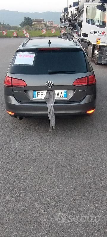 Usata VW Golf VII 110 CV (80 kW) 2016 Grigio Berlina