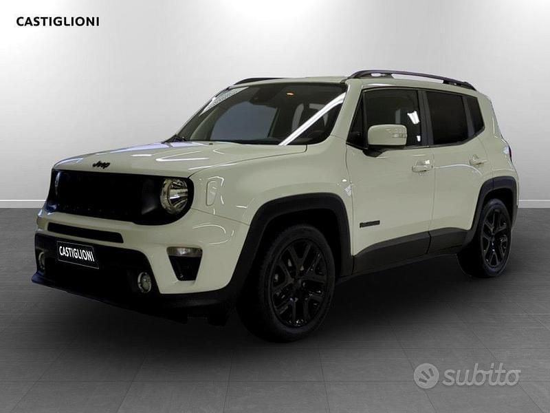 Bianco Usata 2020 Jeep Renegade Night Eagle SUV | 15.900 € (Buon prezzo) - Immagine 1/4