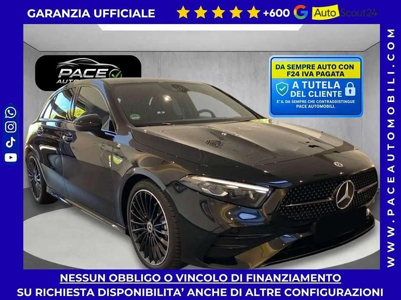Usata Mercedes A180 AMG Line Premium Plus 136 CV (100 kW) 2025 Nero metallizzato Berlina