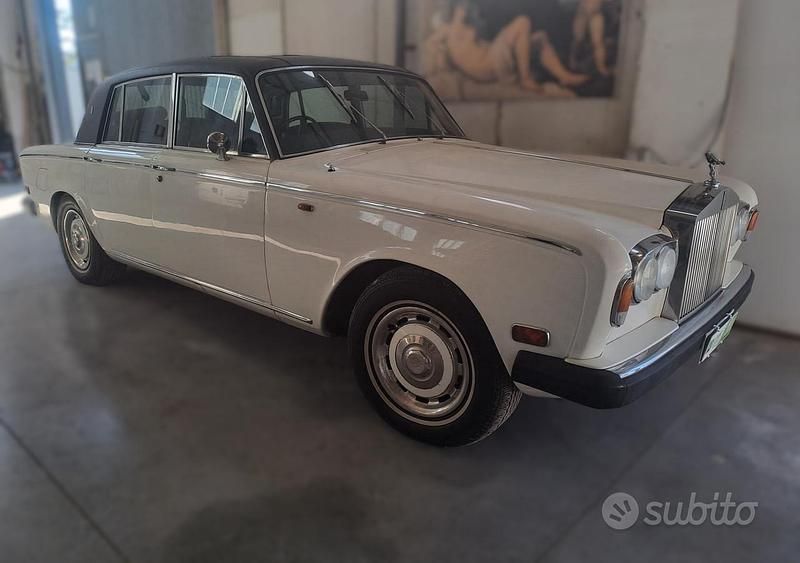 Usata Rolls Royce Silver Shadow 1970 Bianco Berlina