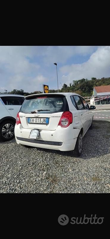Usata Chevrolet Aveo 2009 Bianco Berlina