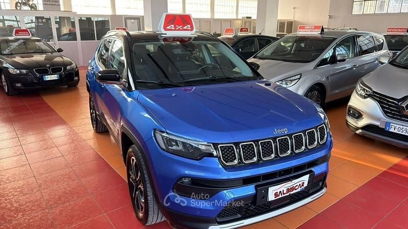 Usata Jeep Compass Limited 179 CV (131 kW) 2021 Blu SUV