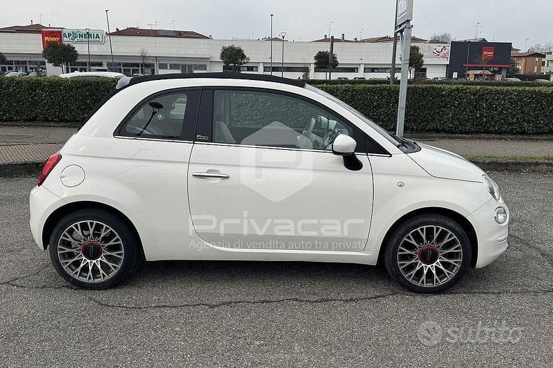 Usata Fiat 500C Lounge 69 CV (50 kW) 2019 Bianco Cabrio