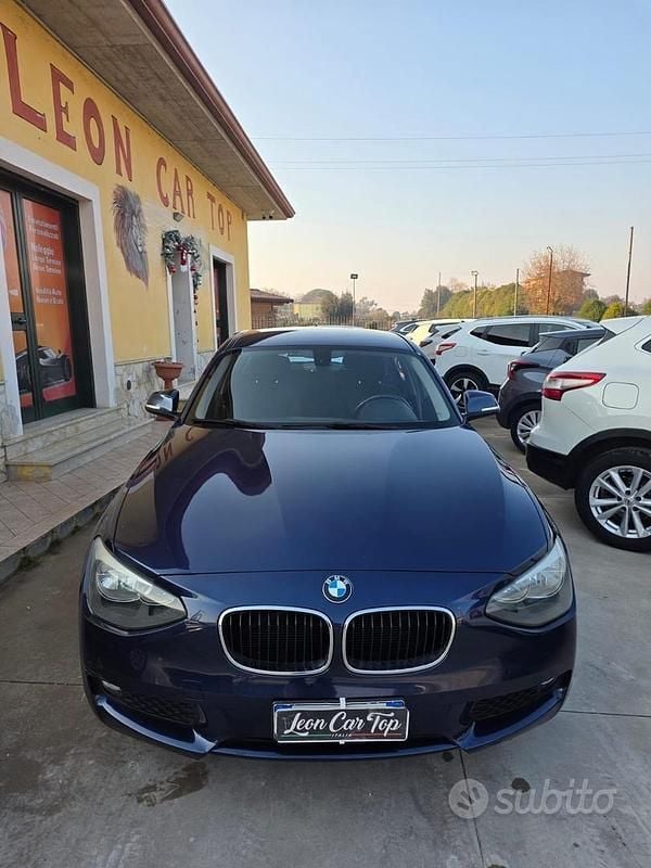 Usata BMW 118 142 CV (104 kW) 2013 Blu Utilitaria