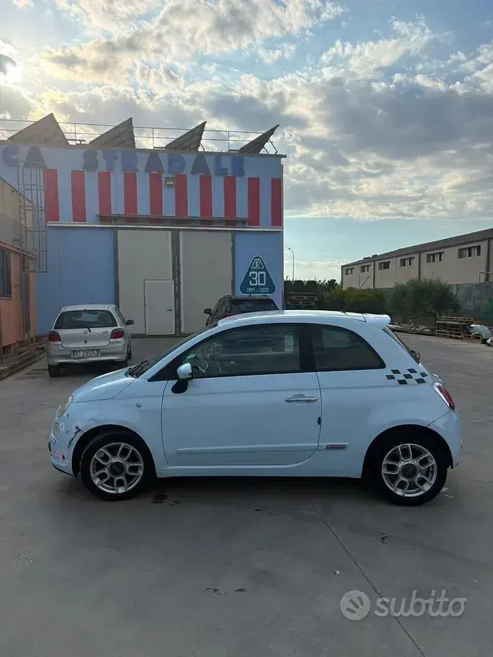Usata Fiat 500 69 CV (50 kW) 2008 Bluazzurro Berlina