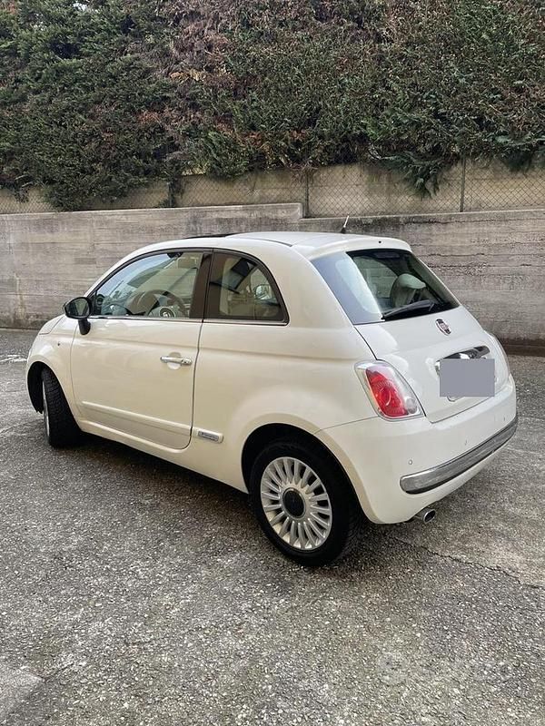 Usata Fiat 500 75 CV (55 kW) 2008 Bianco Utilitaria
