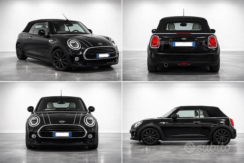 Usata Mini Cooper Cabriolet 136 CV (100 kW) 2017 Nero Cabrio