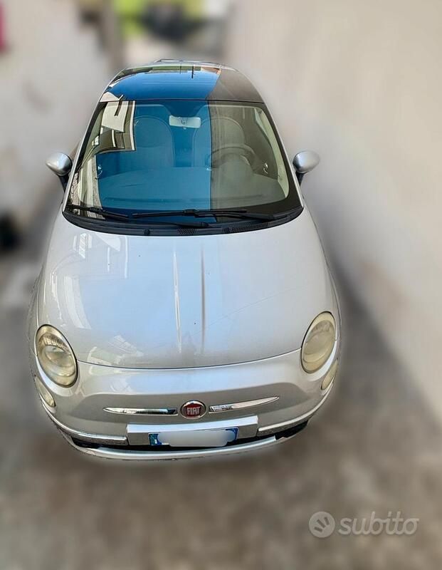 Usata Fiat 500 Lounge 69 CV (50 kW) 2008 Grigio Utilitaria