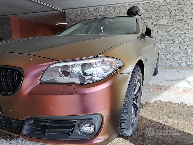 Usata BMW 525 Luxury Line 218 CV (160 kW) 2014 Marrone Station wagon