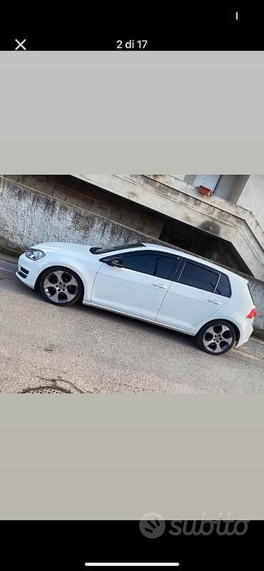 Usata VW Golf VII 90 CV (66 kW) 2016 Bianco Berlina