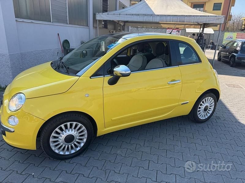 Usata Fiat 500 74 CV (54 kW) 2009 Giallo Cabrio