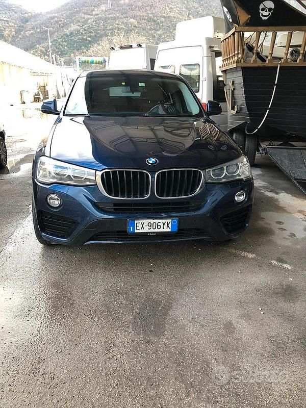 Usata BMW X4 190 CV (139 kW) 2014 Blu SUV