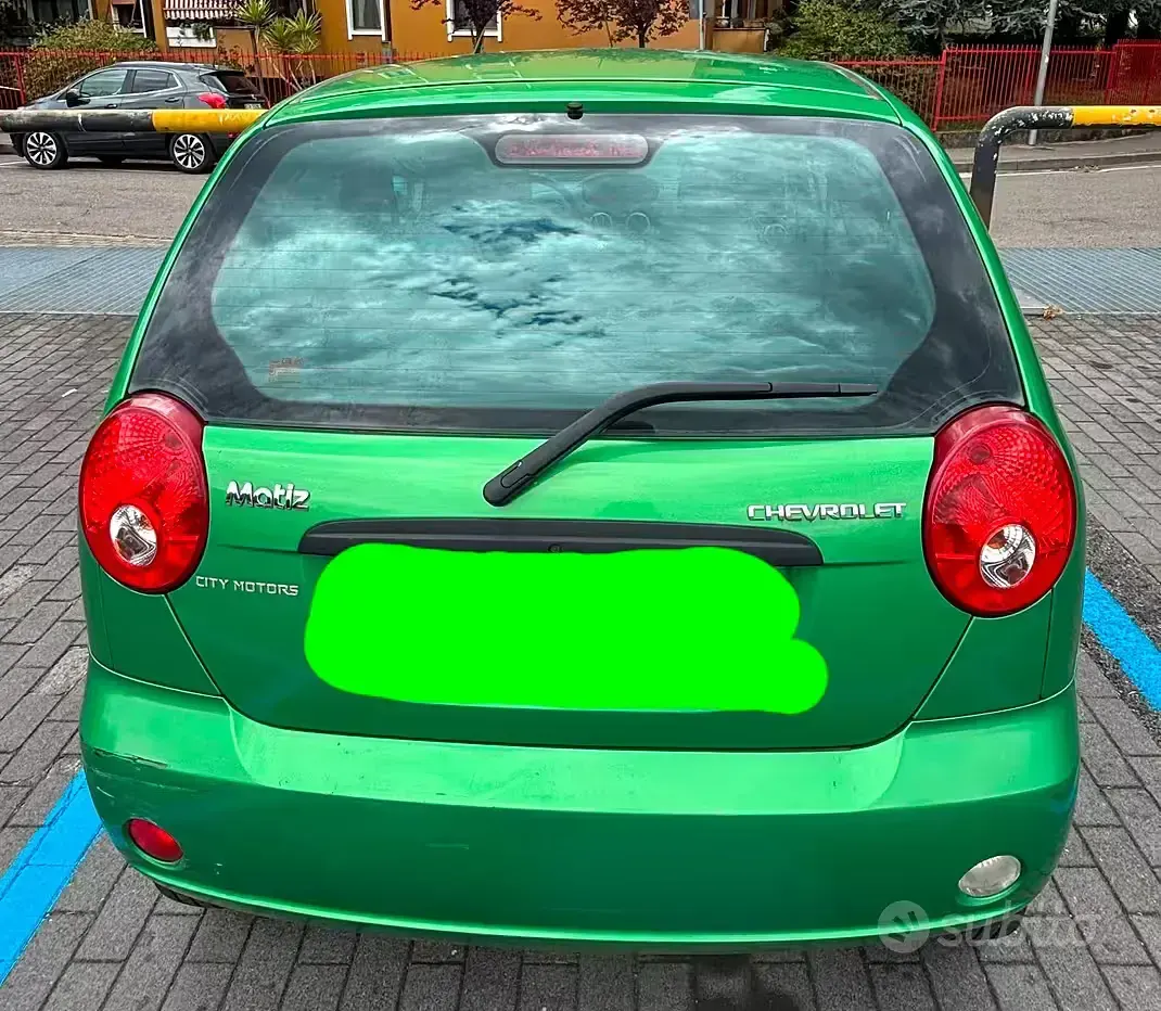 Usata Chevrolet Matiz 51 CV (37 kW) 2007 Verde Utilitaria