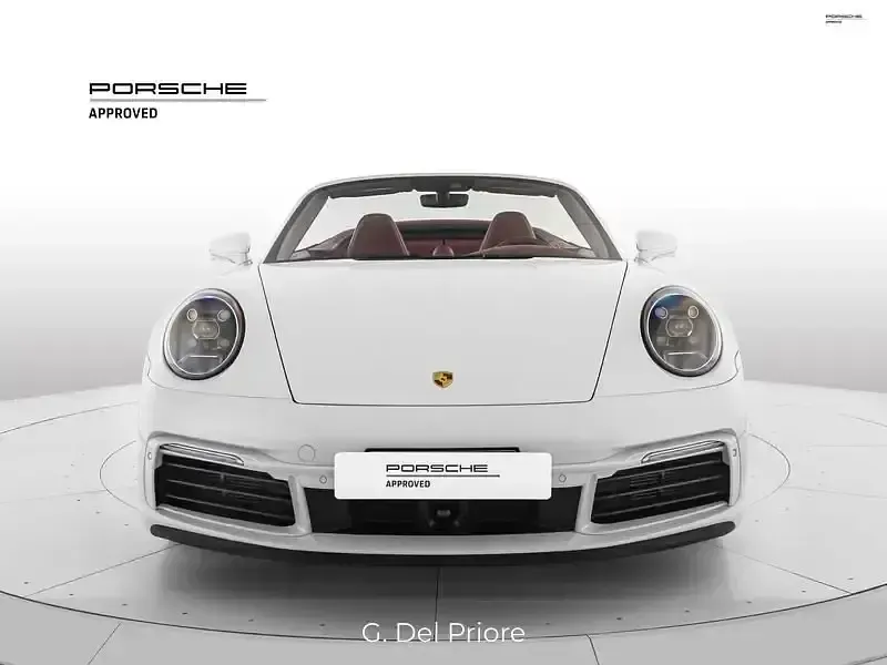 Usata Porsche 911 Carrera 4S Cabriolet 450 CV (330 kW) 2023 Bianco Cabrio