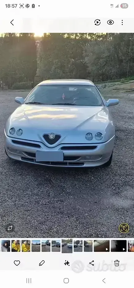 Usata Alfa Romeo GTV 155 CV (114 kW) 1999 Grigio Coupé