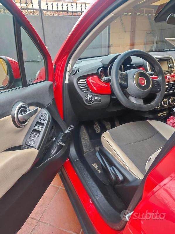 Usata Fiat 500X Lounge 120 CV (88 kW) 2015 Rosso SUV