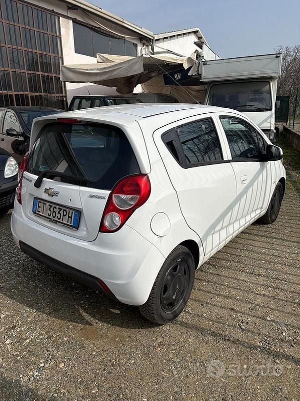 Usata Chevrolet Spark LT 68 CV (50 kW) 2014 Bianco Utilitaria