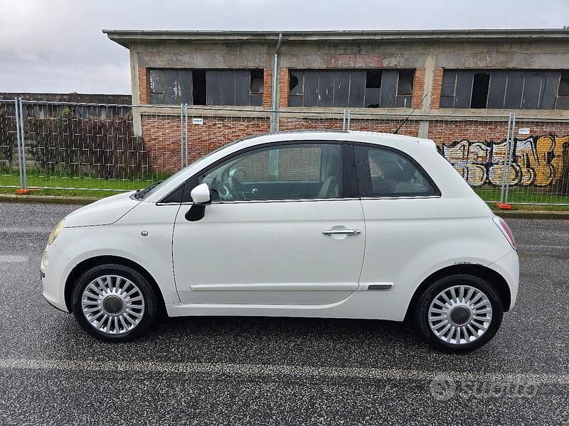 Usata Fiat 500 69 CV (50 kW) 2009 Bianco Cabrio