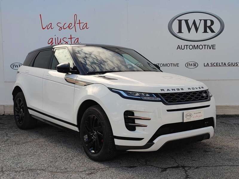 Bianco tetto nero Usata 2022 Land Rover Range Rover evoque R-Dynamic SUV | 40.900 € (Molto cara) - Immagine 1/4