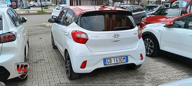 Usata Hyundai i10 Prime 67 CV (49 kW) 2020 Bianco Utilitaria