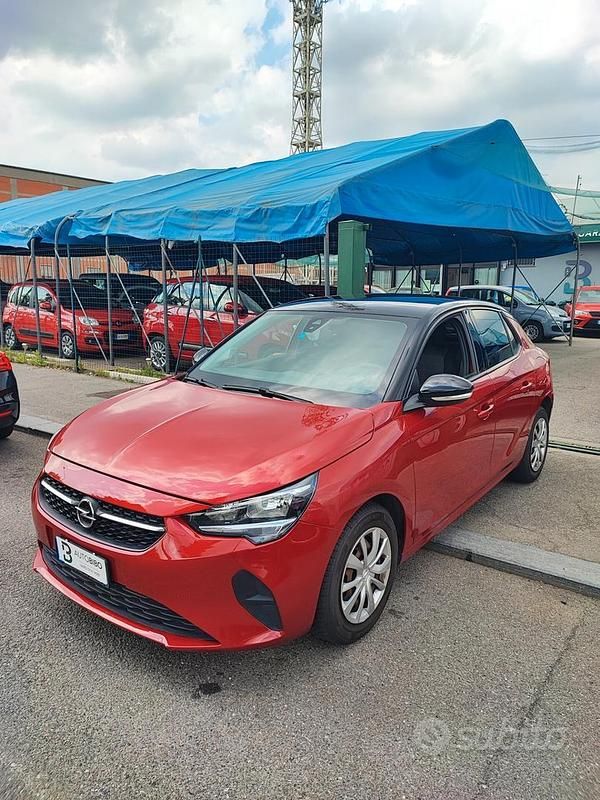 Usata Opel Corsa Edition 75 CV (55 kW) 2020 Rosso Utilitaria