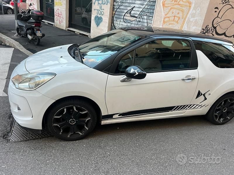 Usata DS Automobiles DS3 95 CV (69 kW) 2012 Bianco Coupé