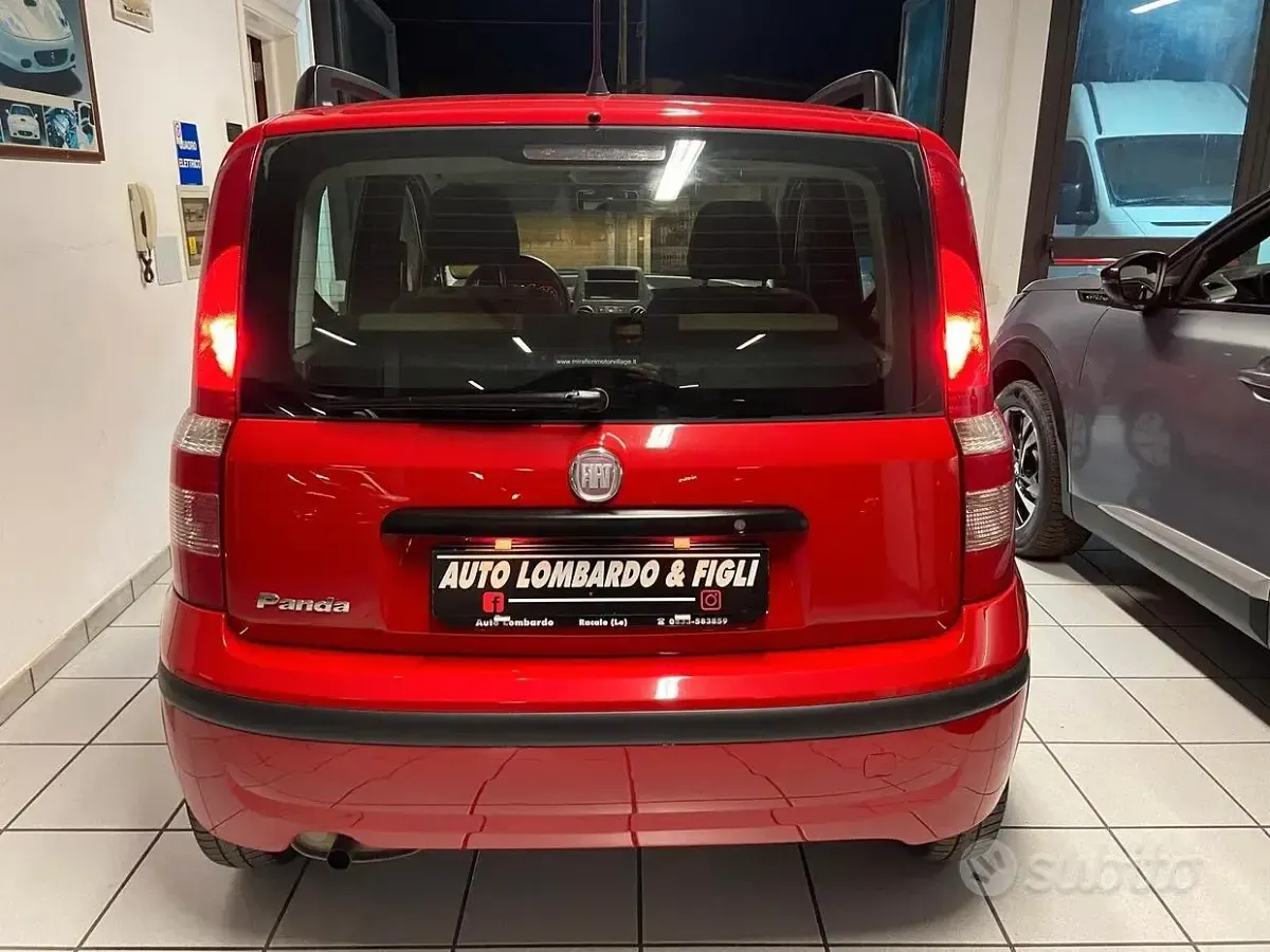 Usata Fiat Panda Dynamic 60 CV (44 kW) 2009 Rosso Utilitaria