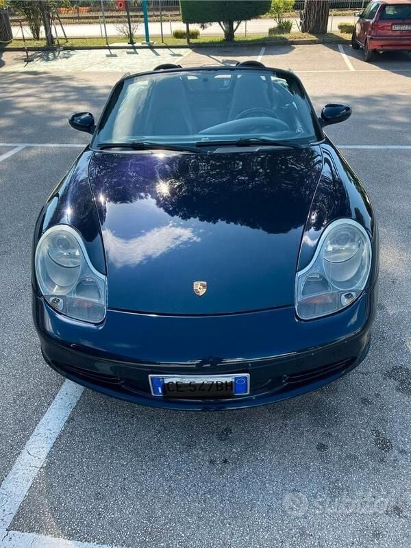 Usata Porsche Boxster 228 CV (167 kW) 2003 Blu Cabrio
