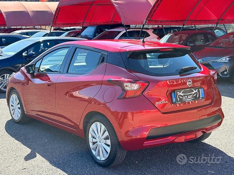 Usata Nissan Micra Tekna 92 CV (67 kW) 2021 Rosso Utilitaria