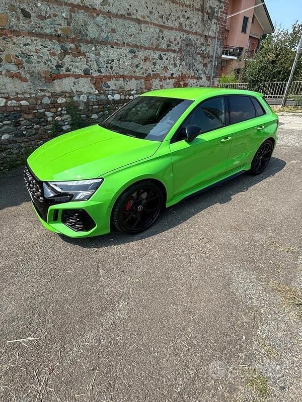 Usata Audi RS3 400 CV (294 kW) 2024 Verde Berlina