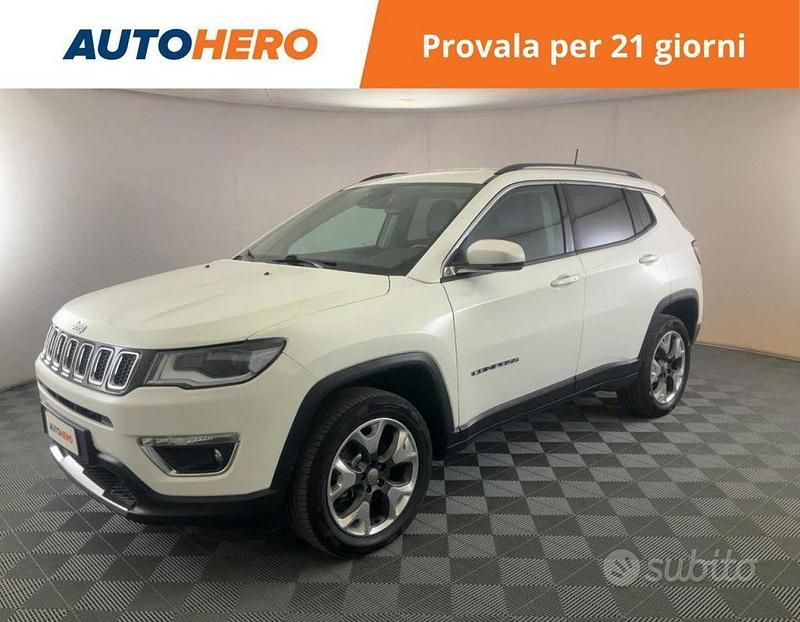 Bianco Usata 2021 Jeep Compass Limited SUV | 20.199 € (Buon prezzo) - Immagine 1/2