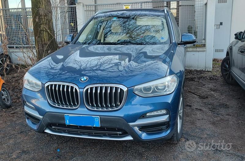 Usata BMW X3 Luxury Line 190 CV (139 kW) 2019 Blu SUV