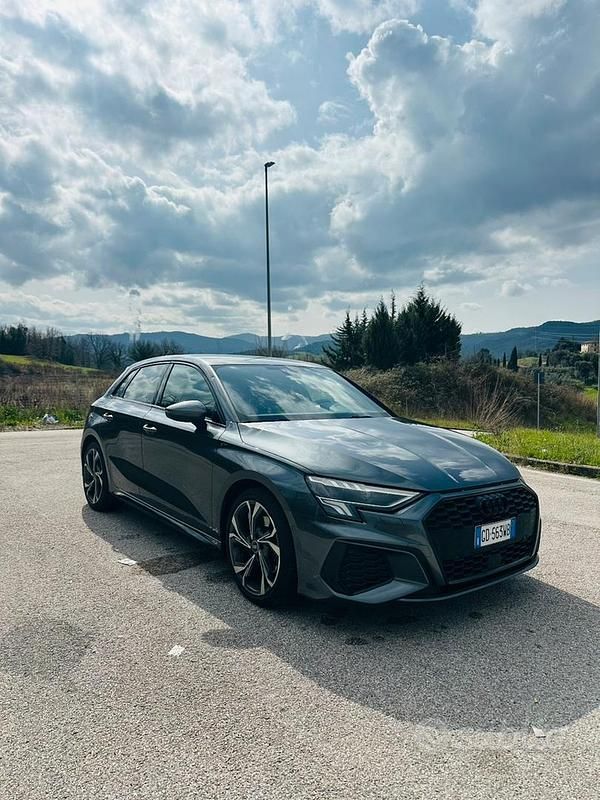 Usata Audi A3 S-Line 116 CV (85 kW) 2021 Grigio Berlina