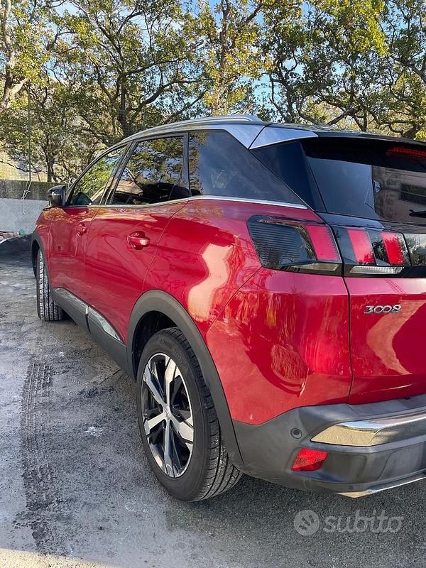 Usata Peugeot 3008 GT-line 2018 Rosso SUV