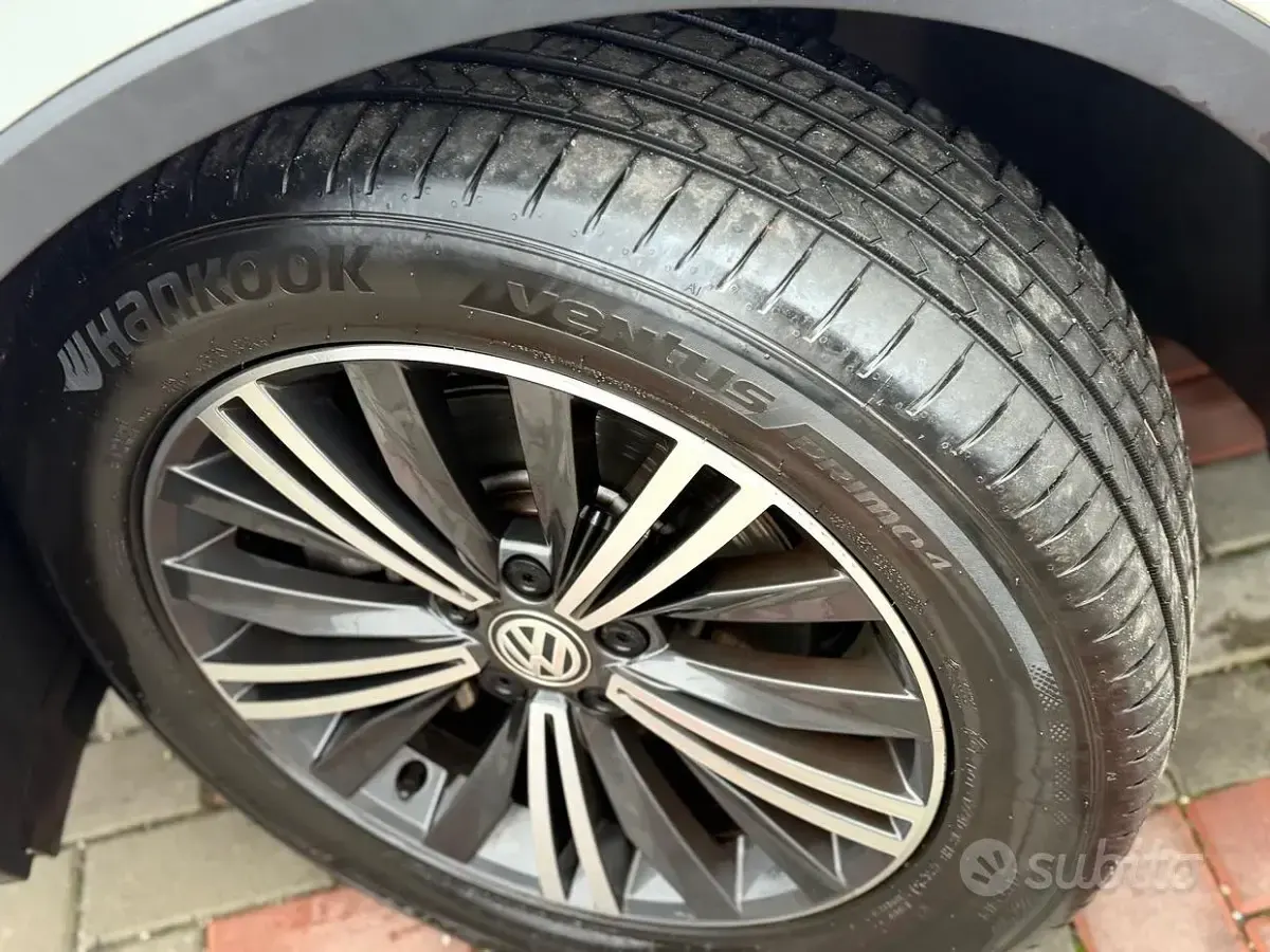 Usata VW Tiguan Allspace Advance 150 CV (110 kW) 2018 Bianco SUV