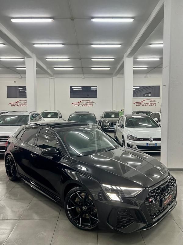 Usata Audi RS3 Ambiente 399 CV (293 kW) 2022 Nero Berlina