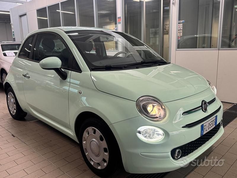 Usata Fiat 500 69 CV (50 kW) 2017 Verde Berlina