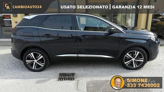 Usata Peugeot 3008 GT-line 131 CV (96 kW) 2019 Blu SUV