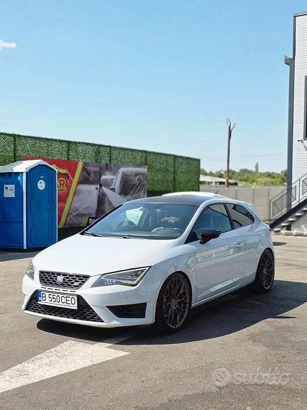 Usata Seat Leon CUPRA 280 CV (205 kW) 2015 Bianco Coupé
