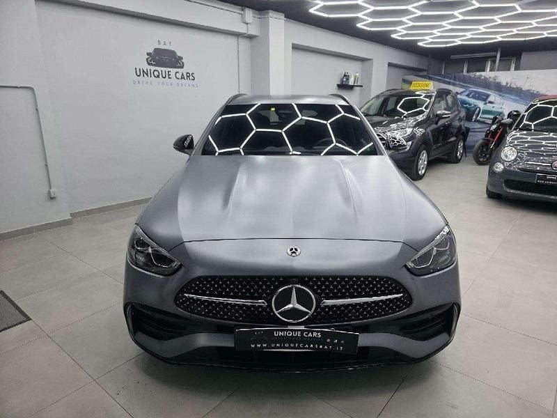 Usata Mercedes C300e Premium 265 CV (194 kW) 2022 Grigio Station wagon