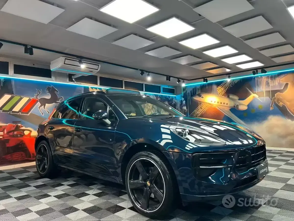 Usata Porsche Macan 245 CV (180 kW) 2019 Blu/azzurro SUV