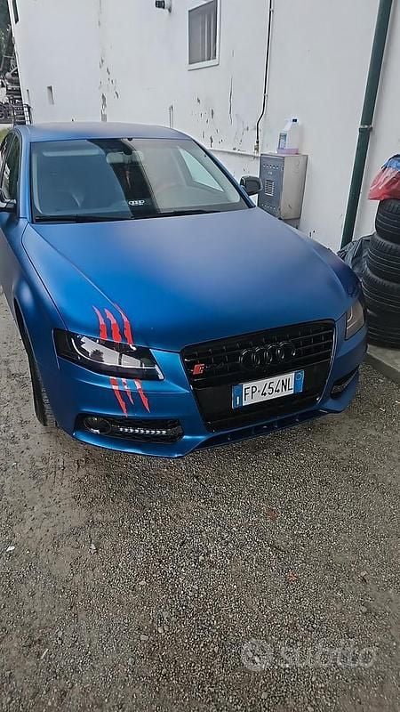 Usata Audi A4 S-Line 136 CV (100 kW) 2010 Blu Berlina
