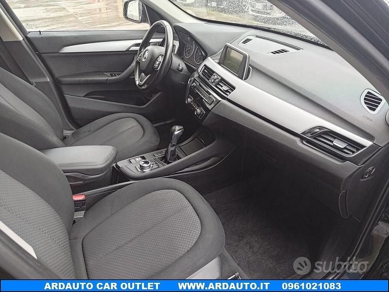 Usata BMW X1 Advantage 150 CV (110 kW) 2017 Nero SUV