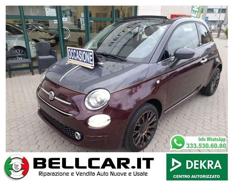 Lilla Usata 2019 Fiat 500C Collezione Cabrio | 13.900 € (Cara) - Immagine 1/4