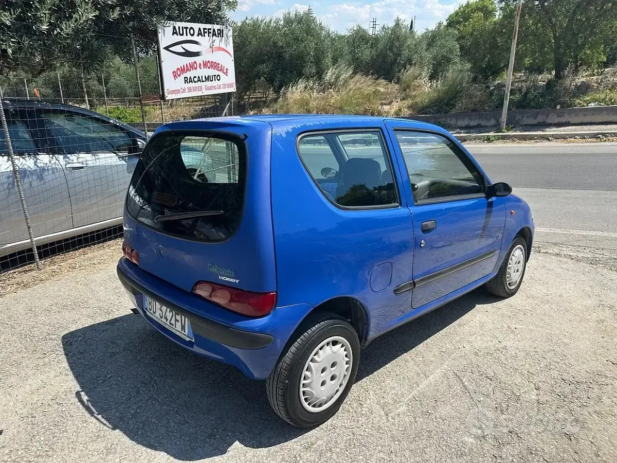 Usata Fiat Seicento S 54 CV (39 kW) 1998 Bluazzurro Utilitaria
