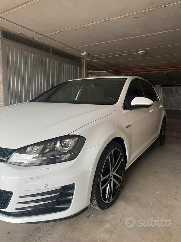 Usata VW Golf VII GTD 184 CV (135 kW) 2015 Bianco Berlina
