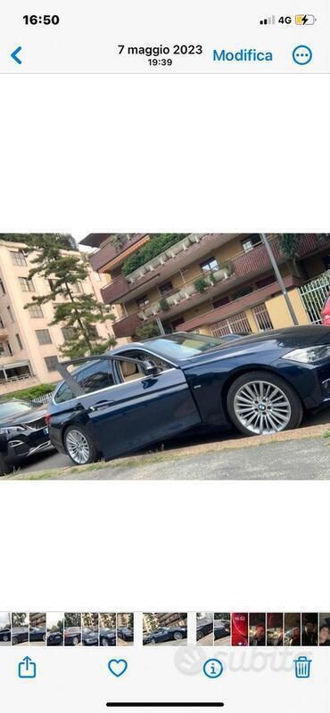 Usata BMW 318 Luxury Line 143 CV (105 kW) 2013 Blu/azzurro Station wagon